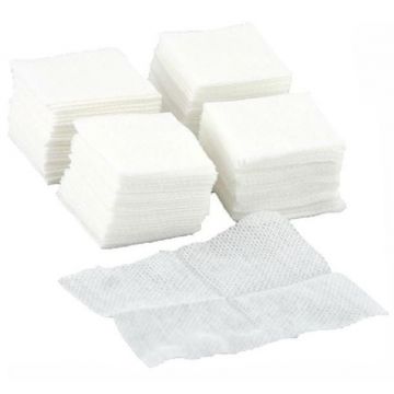 Comprese sterile, 5 x 5cm, 4 pliuri - 100 buc