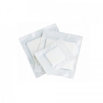 Comprese tifon sterile, impaturite 5 x 5 cm x 8 straturi - 5 buc