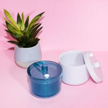 Cutie sterilizare freze si ace, cu sita, autoclavabila