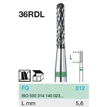 Freza de taiat coroane 36RDL