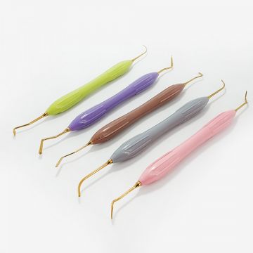 Kit Instrumente modelare compozit din titan cu parte activa aurie