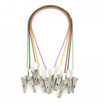 Lant bavete metalic, color