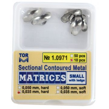 Matrici metalice sectionale 0.035mm cu bordura - 10 bucati TorVM