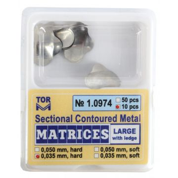 Matrici metalice sectionale large cu bordura - 10 bucati TorVM