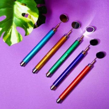 Oglinda dentara cu led si maner metalic