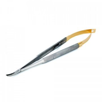 Portac Castroviejo pentru acele de sutura, curb