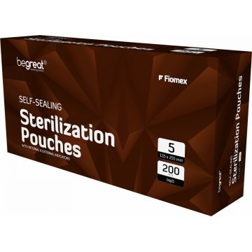 Pungi sterilizare autoclav 135x255 mm
