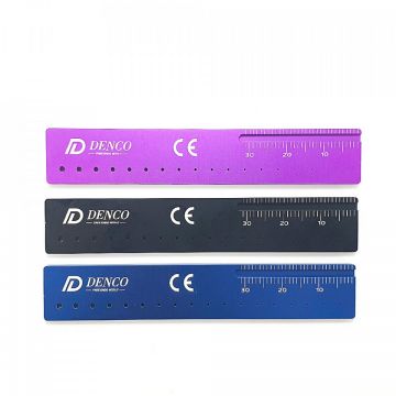 Rigla endodontica din aluminiu, Denco