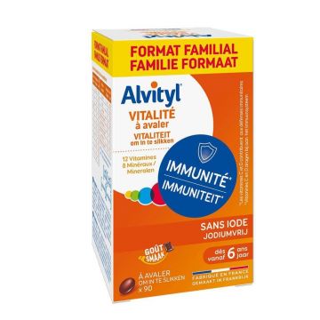 Alvityl Vitality Chocolate 90 comprimate