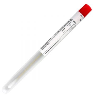 Exsudat faringian steril PRIMA, in tub lemn/bumbac, 100 bucati