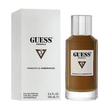 Guess Tobacco Amberwood, Femei, Apa de Parfum, Unisex (Gramaj: 100 ml)