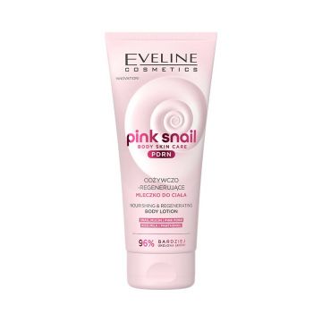Lotiune de Corp Nutritiva si Regeneranta Eveline Cosmetics Pink Snail PDRN, 200ml