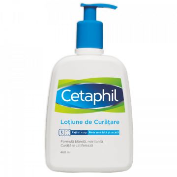 Lotiune de curatare pentru piele sensibila si uscata Cetaphil (Gramaj: 500 ml, Concentratie: Lotiune pentru curatare)