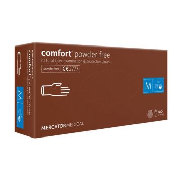 Manusi latex nepudrate Comfort, Mercator