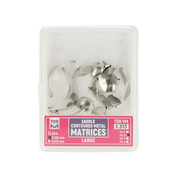 Matrici metalice conturate large subgingivale №2, 12, bucati TorVM
