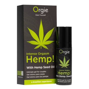Orgie Hemp! Gel intim de stimulare intensă a orgasmului, 15ml