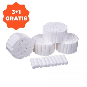 Pachet 3+1 Gratis, rulouri absorbante din bumbac 500 buc nr. 1