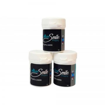 Pasta profilactica profesionala, AllureSmile Prophy Paste, 250 gr, granulatie mica