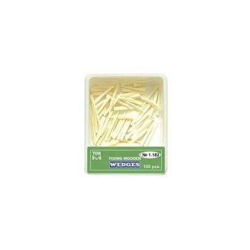 Pene lemn interdentare fine scurte albe 100 bucati TorVM