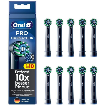 Rezerva Periuta Dinti Sonic 10x Cross 10-Pack Black
