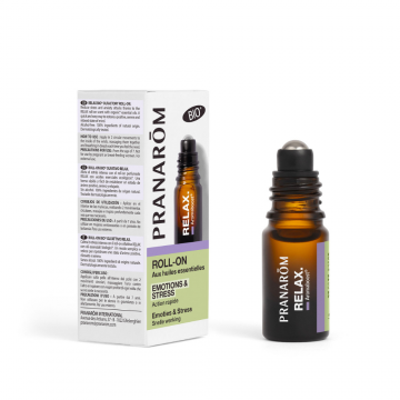 Roll-on cu uleiuri esentiale Relax Bio, 5ml, Pranarom