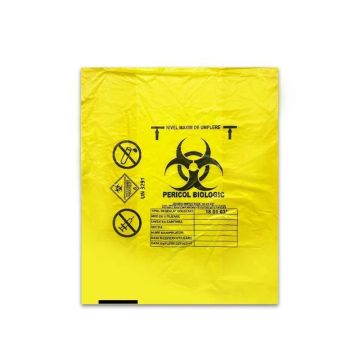 Sac galben - pericol biologic 20L