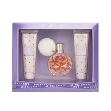 Set Cadou Ariana Grande Ari – Apa de Parfum 100ml, Body Souffle 100ml, Gel de Dus 100ml
