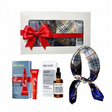 Set Elysa – Revox Lip Filler Revox 12ml, Ser Vitamin C 20% 30ml, Esarfa