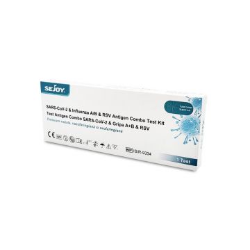 Test Rapid Combo 4-in-1: Covid-19 + GripaA + GripaB + RSV, Sejoy, 1 buc