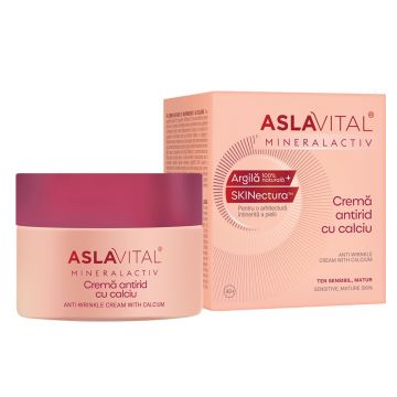 Aslavital mineral activ crema antirid cu calciu 50ml