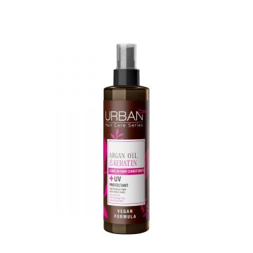 Balsam spray fara clatire cu Ulei de Argan si Keratina, 200ml, Urban Care