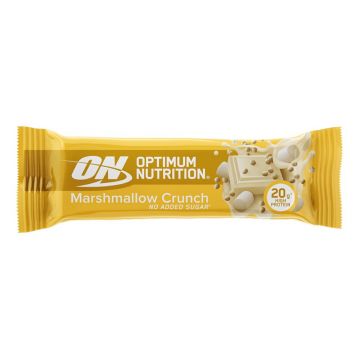 Baton proteic On Marshmallow Crunch, 65g, Optimum Nutrition