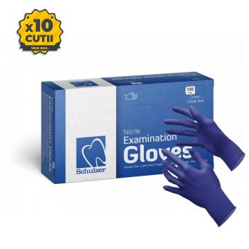 Bax Manusi nitril nepudrate indigo Schulzer 1000 buc
