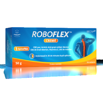 Crema pentru articulatii si sistemul osos Roboflex, 50g, Good Days Therapy
