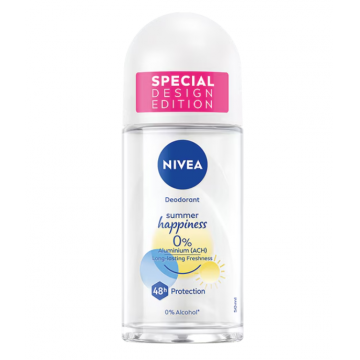 Deodorant roll-on pentru femei Summer Happiness, 50ml, Nivea
