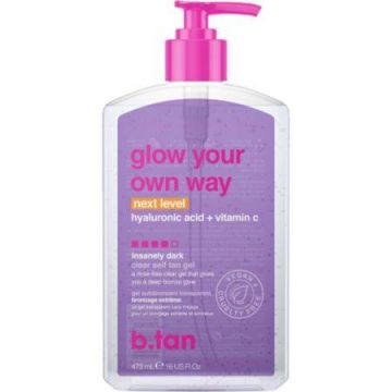 Gel autobronzant Intens Glow Your Own Way Next Level, 473ml, B.Tan