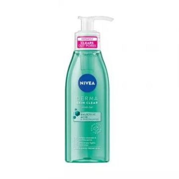 Gel de curatare Cleansing Derma Skin Clear, 150ml, Nivea