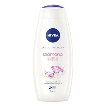 Gel de dus hidratant Care & Diamond, 500ml, Nivea