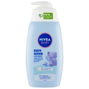 Gel de dus Mild Bath Baby, 450ml, Nivea