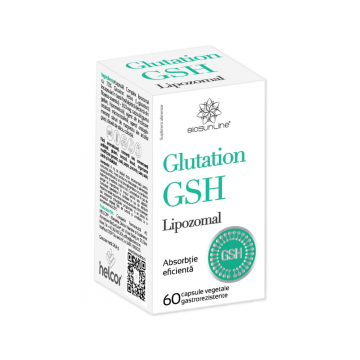 Glutation GSH Lipozomal, 60 capsule vegetale gastrorezistente, BioSunLine
