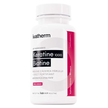 Keratine 1000 Biotine, 60 capsule, Ivatherm