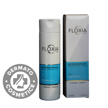 Lapte hidratant uniformizant, 200ml, Floxia