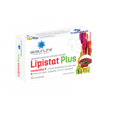 Lipistat Plus 30 comprimate Helcorb