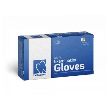 Manusi nitril nepudrate indigo Schulzer 100 buc