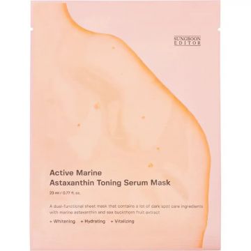 Masca de fata Active Marine Astaxanthin, 23ml, Sunboon Editor