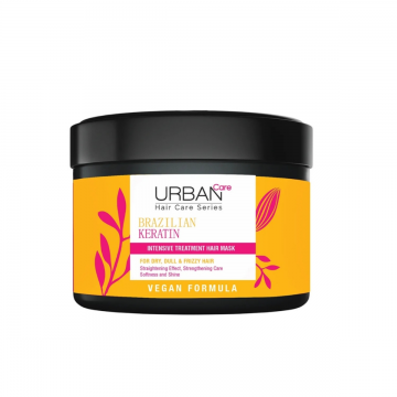 Masca de par intensiva Brazilian Keratin, 230ml, Urban Care