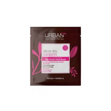 Masca de par pre-samponare cu Ulei de Argan si Keratina, 50ml, Urban Care