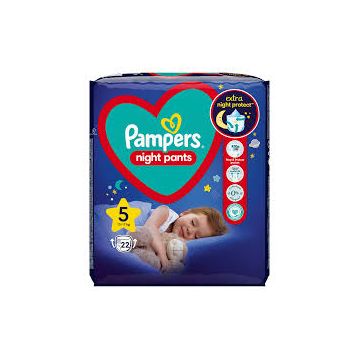 Pampers night pants nr.5 (12-17 kg)  22 bucati