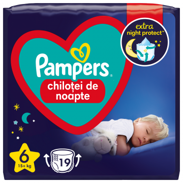 Pampers Night pants nr.6 (15+ kg)  19 bucati