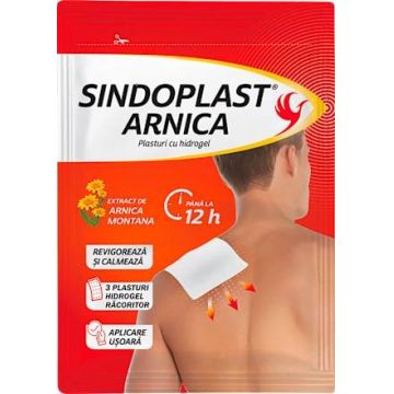Plasturi cu hidrogel Sindoplast, 3 bucati, Fiterman